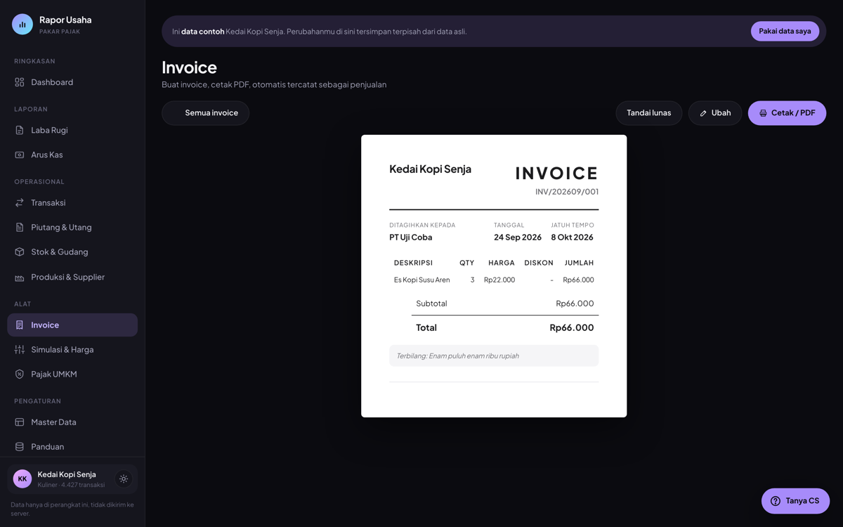 Contoh invoice